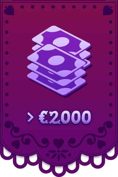 Mache Einzahlungen über 2.000 €